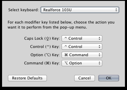 Changing Capslock to Control in OS X