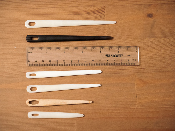 My collection of nalbinding needles